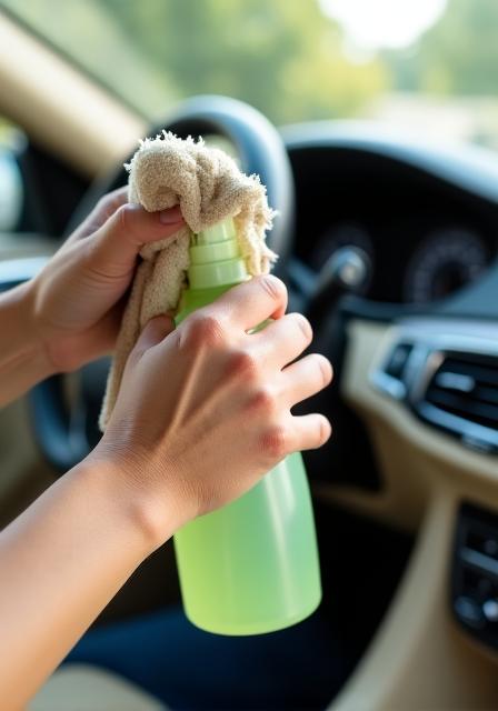 Dettagli pulizia interni ecologica