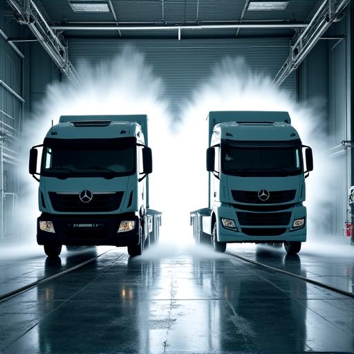 Lavaggio veicoli industriali