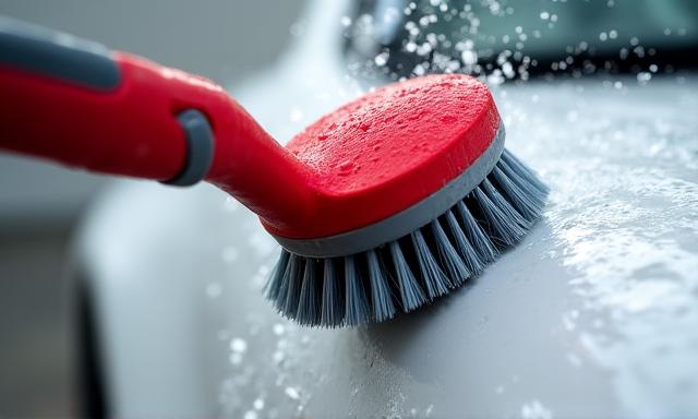 Detaglio spazzole antigraffio Gearwash